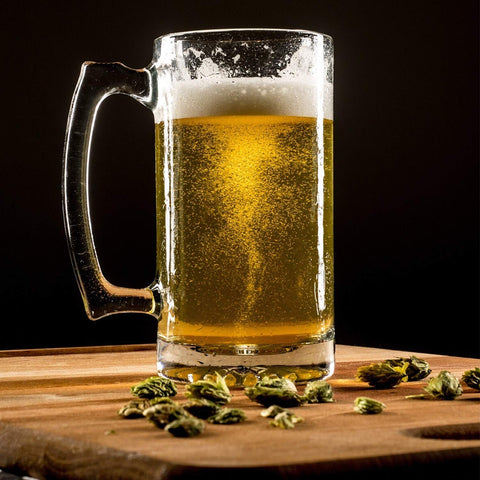 QAPPDA modern cylindrical beer glasses add an elegant touch