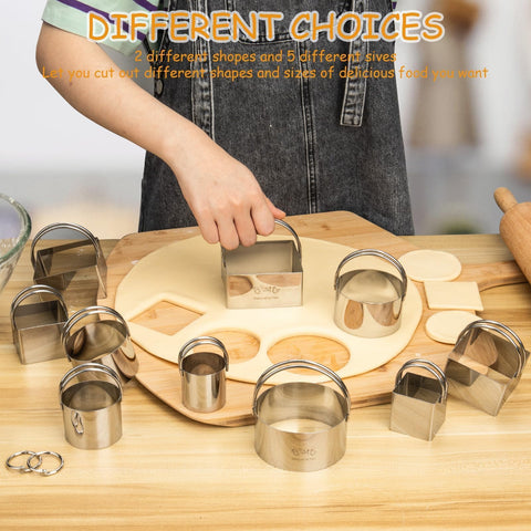 Qbily stainless steel cutters resist rust and last longer.