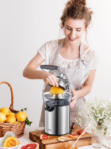 QCen Electric Citrus Juicer BPA-free materials ensure safe daily use