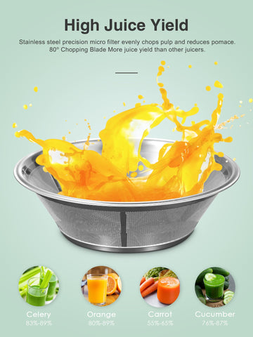 QCen Juicer Detachable Parts make cleanup quick and simple.