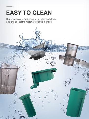 QCen easy-clean detachable parts simplify cleanup