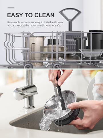 QCen Juicer Large Feed Chute reduces prep time for busy mornings.