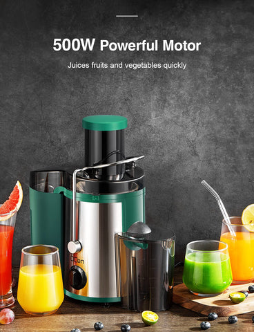 QCen stainless steel filter basket ensures durable juicing