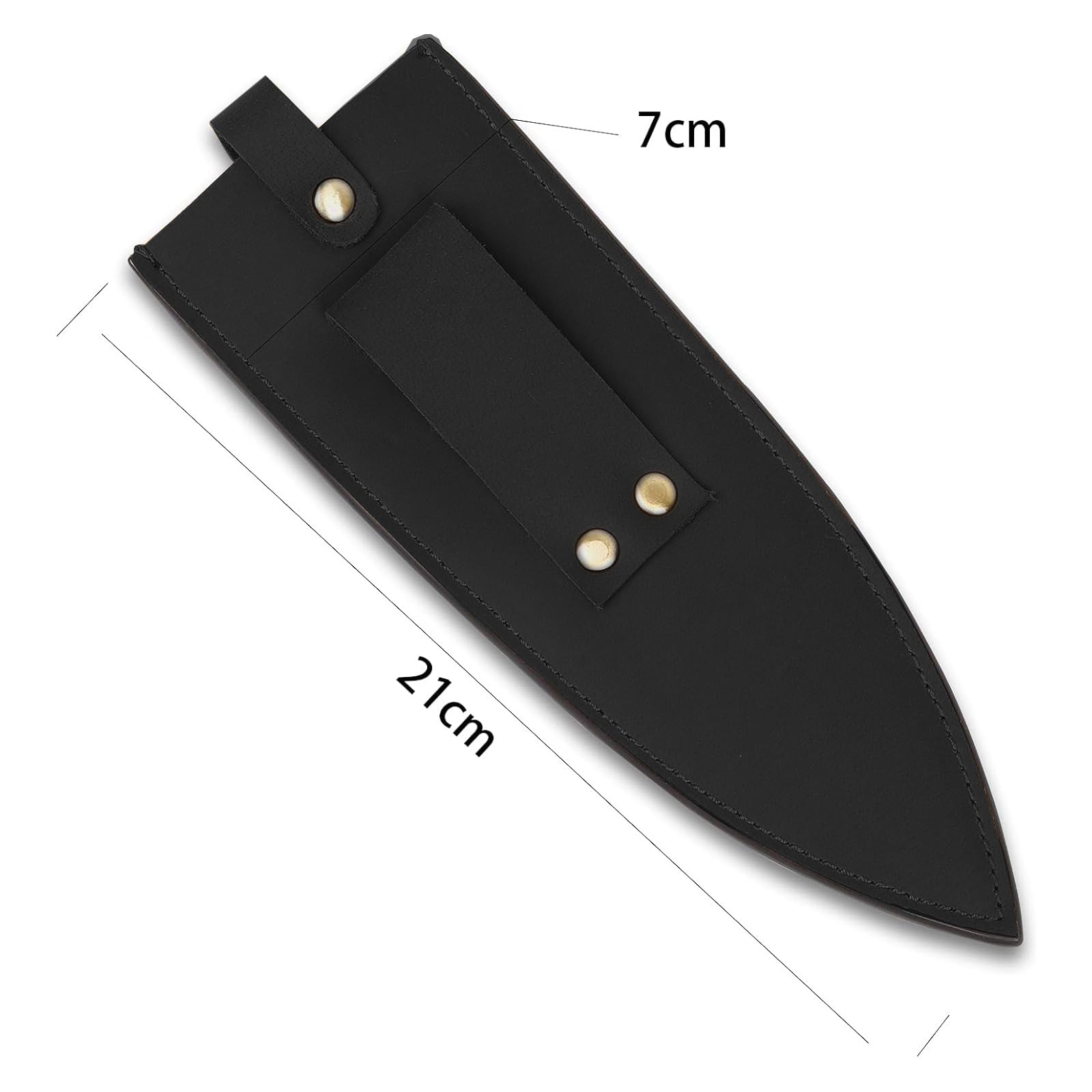 Qchengsan universal knife cover interior felt for smooth insertion