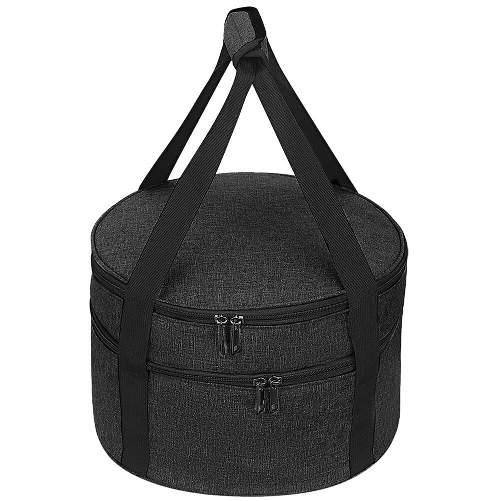 QCWN casserole carrier with 12.5-inch footprint and durable fabric for reliable potluck transport.