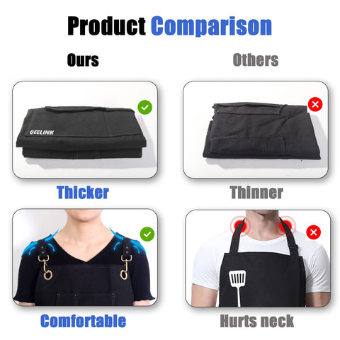 QeeLink 10-pocket layout keeps tools and phone within easy reach
