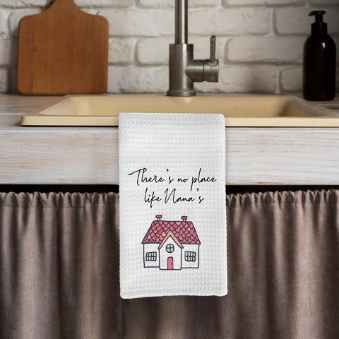 Qeheb Nana Gifts 16x24 towel fits kitchens and bathrooms with ease.