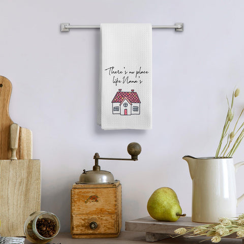 Qeheb Nana Gifts family-design towel enhances kitchen ambiance for everyday moments.