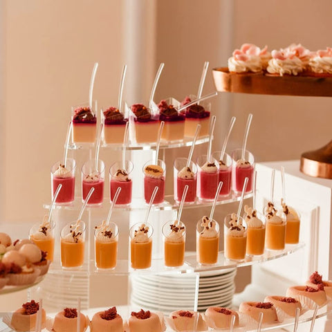 Qeirudu cups ideal for outdoor parties and portable dessert setups