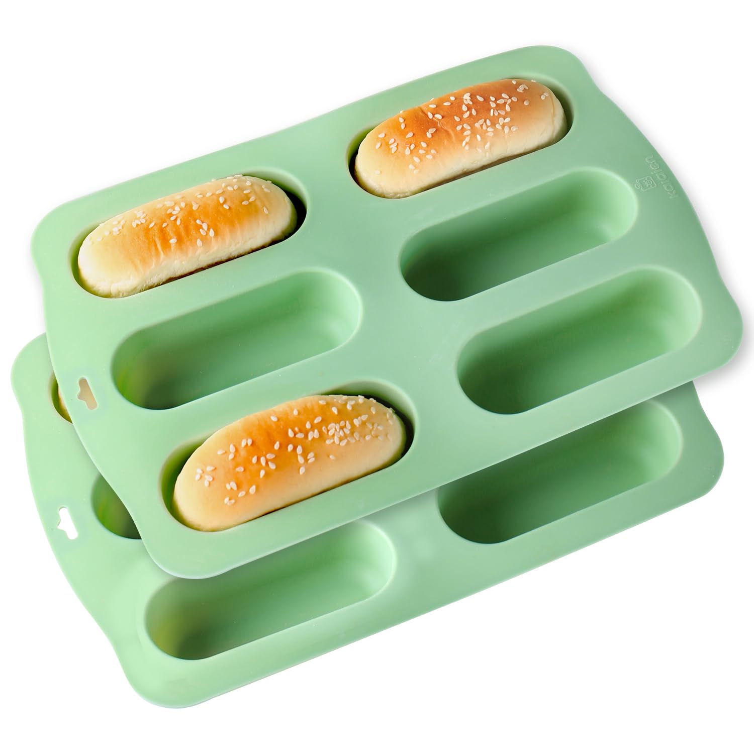 QELEG Twinkie pan with six cavities for easy mini loaves release.