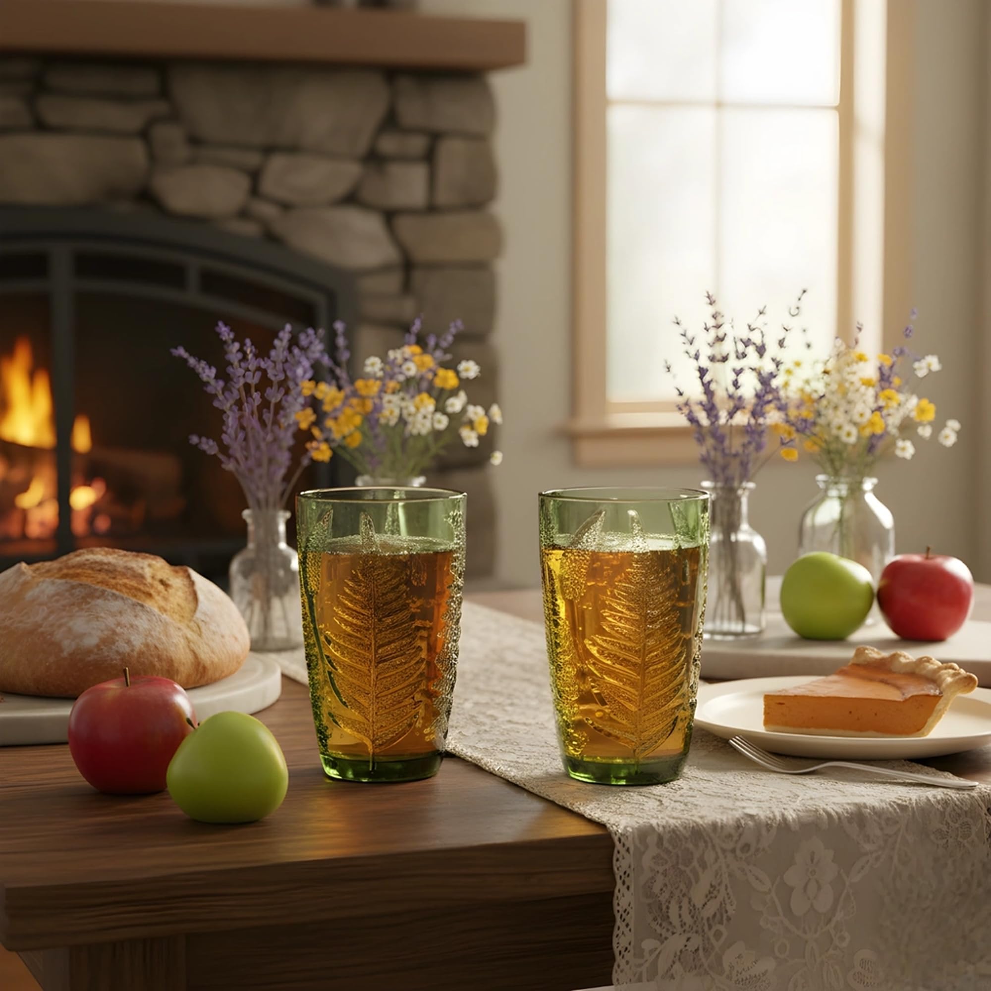 QELVIO highball tumbler elevates cocktails and everyday drinks with vintage charm.