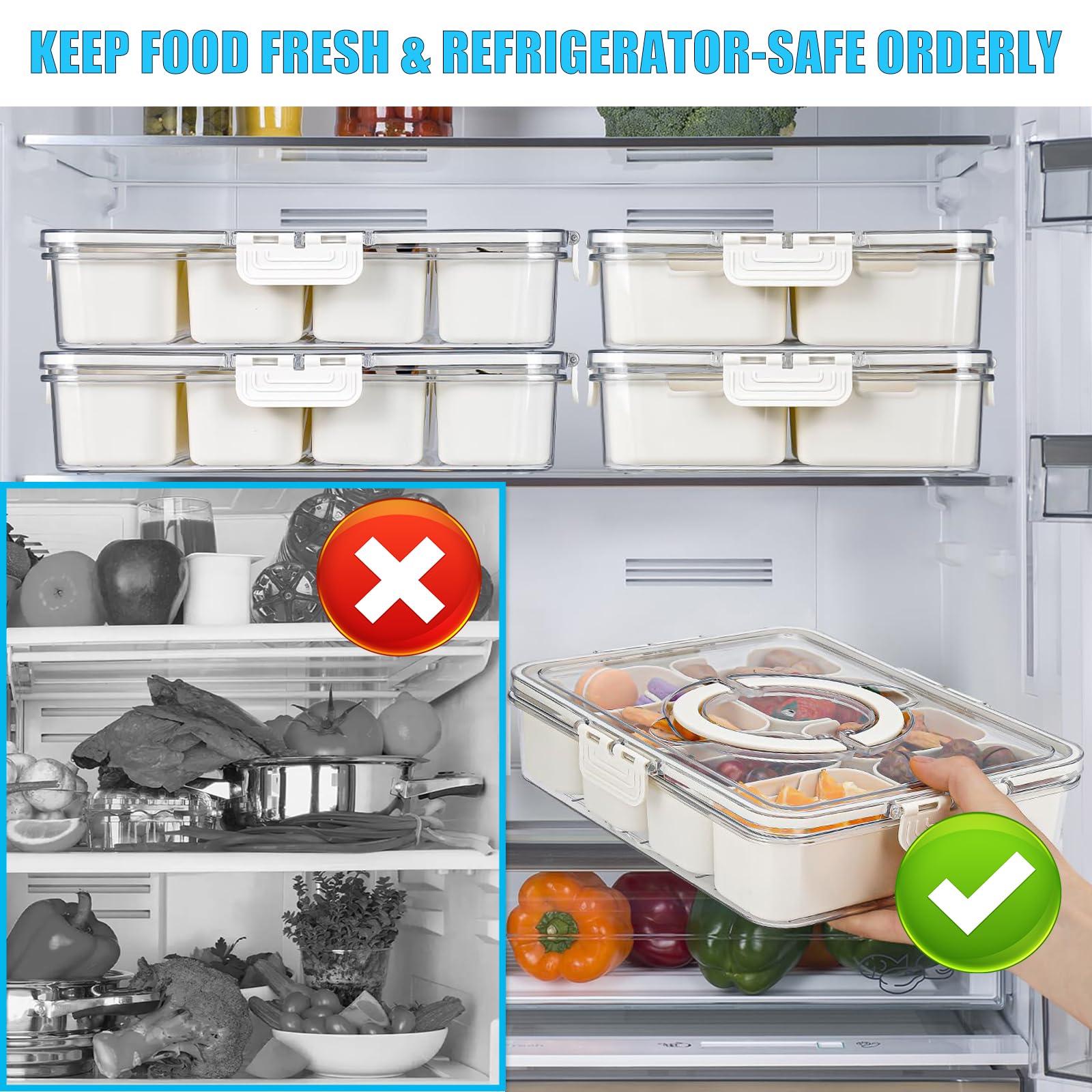 Qeosvve Snackle Box dishwasher safe for easy cleaning.