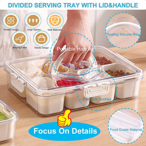 Qeosvve Snackle Box dressing containers keep sauces fresh.