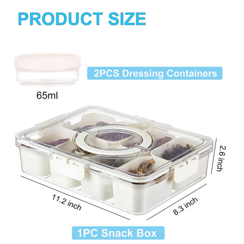 Qeosvve Snackle Box ideal for picnics and road trips.