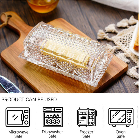 QFkris crystal butter dish makes a tasteful gift for hosts.