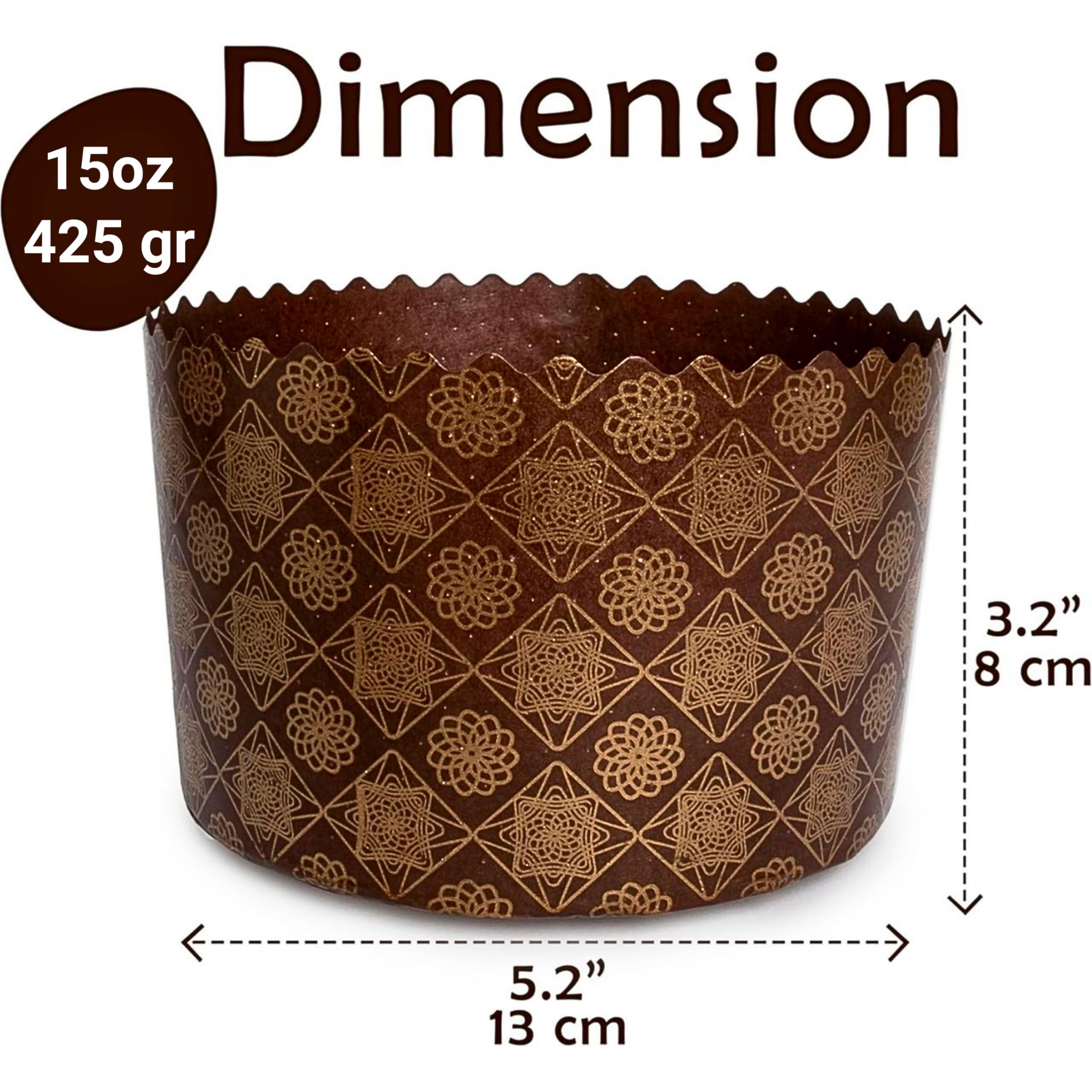 QG group panettone mold featuring orthodox theme for traditional celebrations.