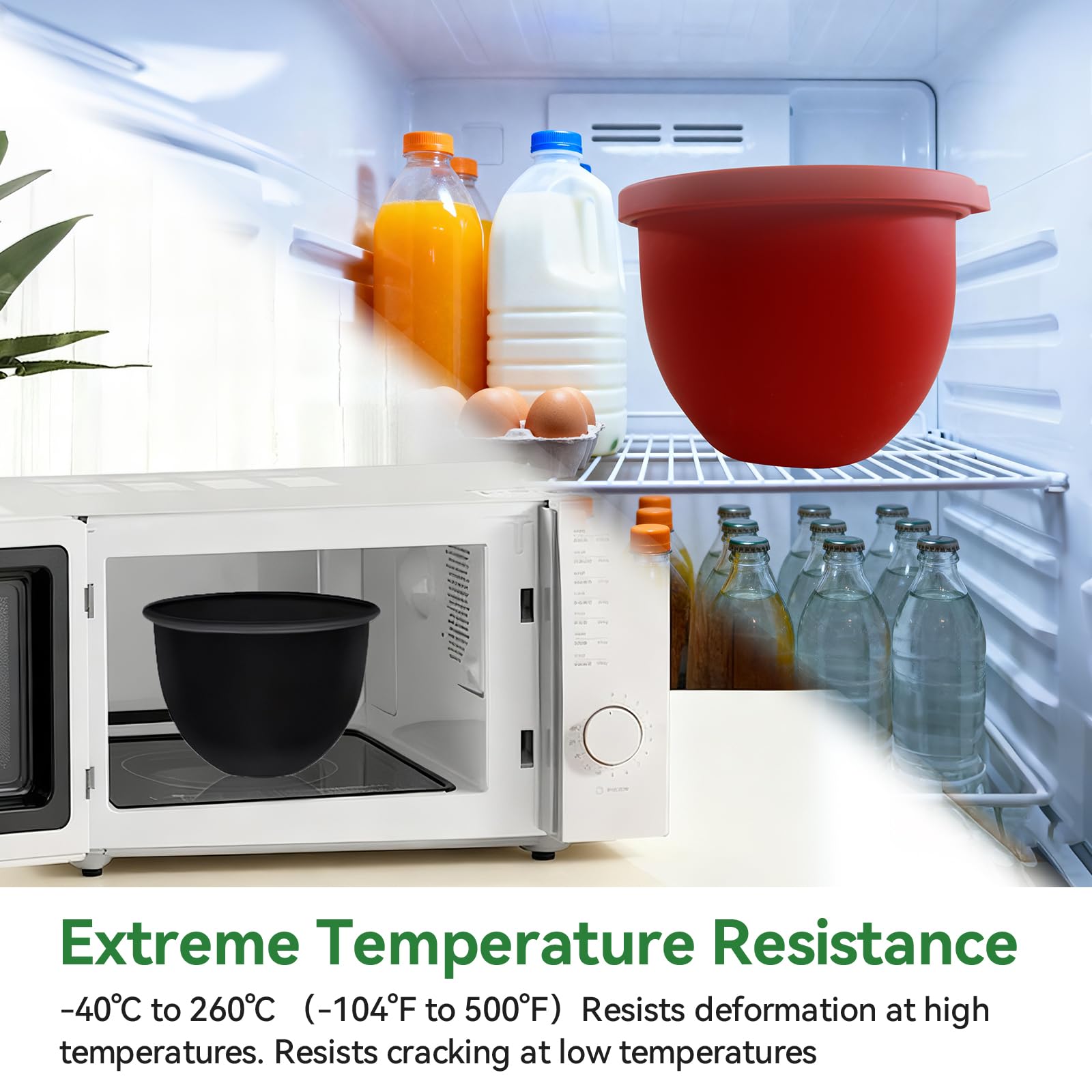 QHMENG liner reduces mixer head noise for quieter kitchen sessions.