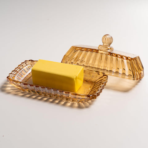 QIANCHANG elegant kitchen decor butter dish on counter
