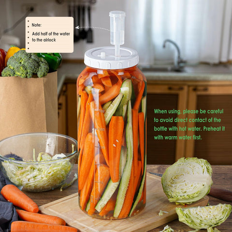 Qianfenie airtight lid with gasket designed for a tight seal during fermentation.