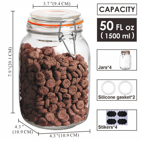 Qianfenie dishwasher-safe glass jar simplifies cleaning and reuse
