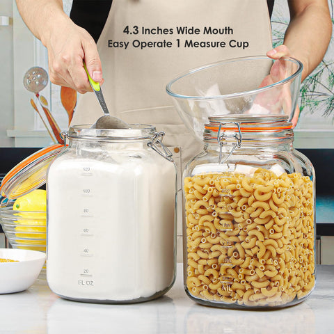 Qianfenie jar with tick marks enables quick measurements without extra tools