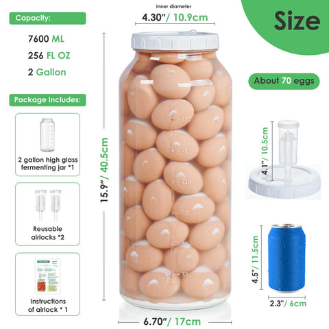 Qianfenie two reusable airlocks included for active fermentation.