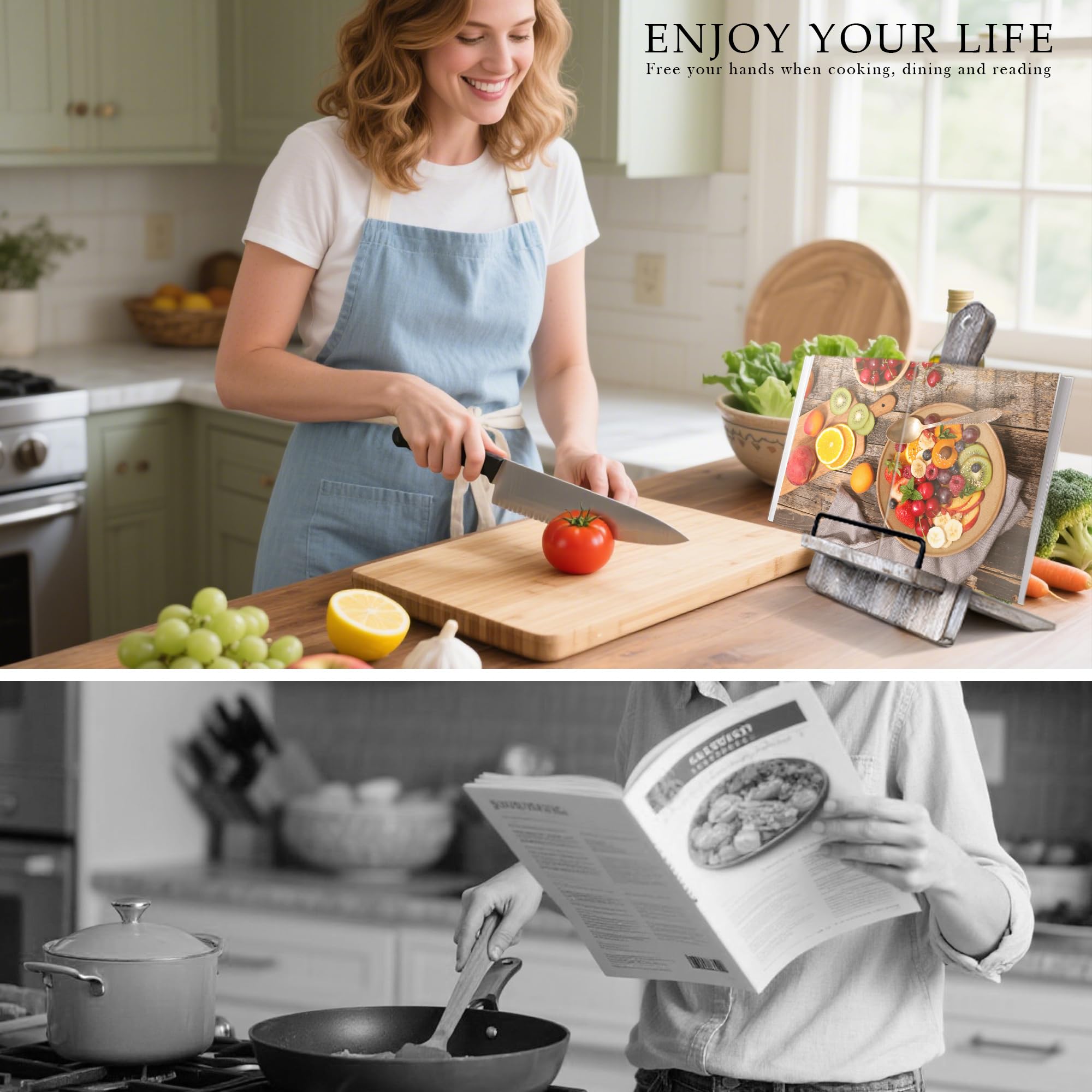 Qiang Ni tablet-ready stand supports tablets and phones hands-free.