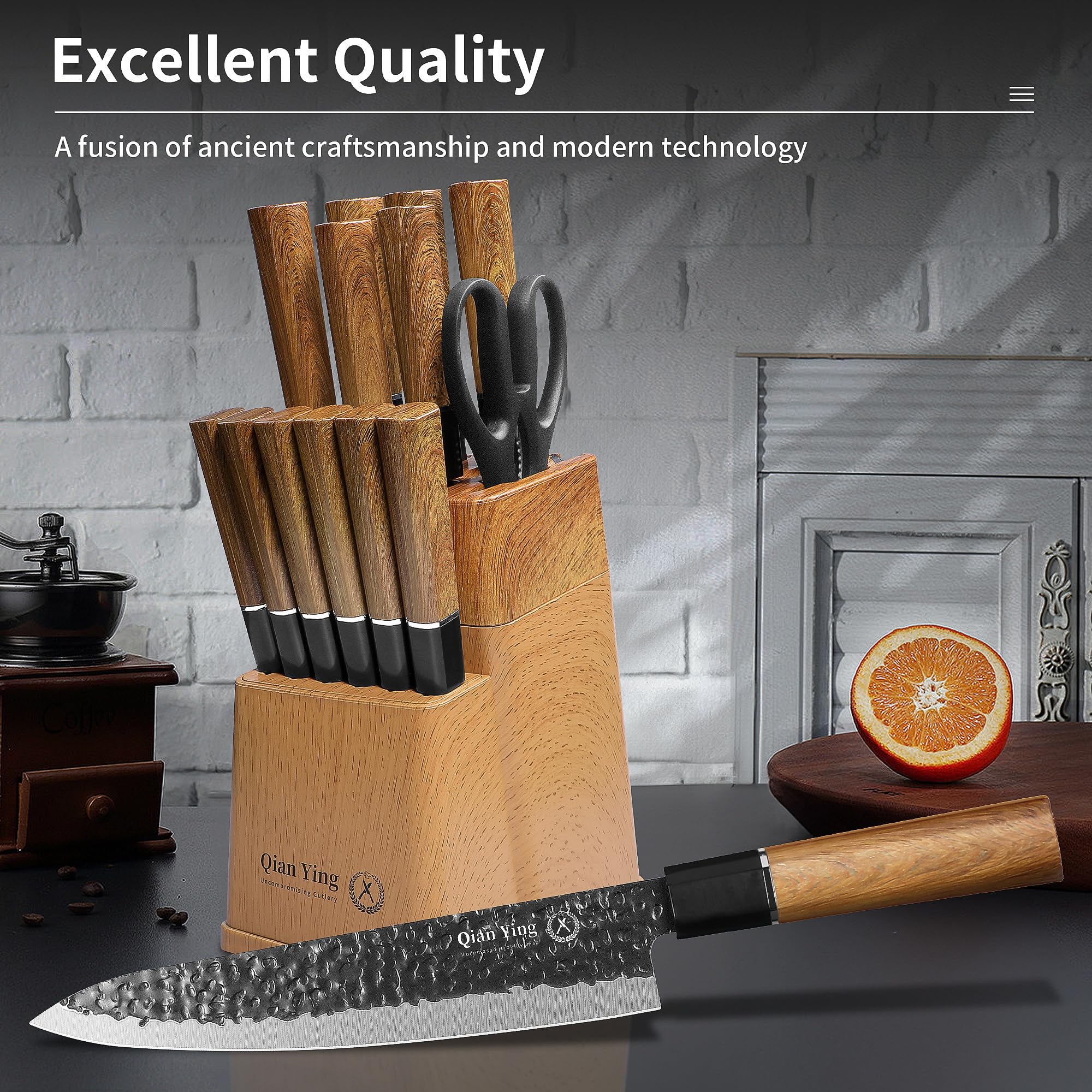 Qianying paring knife for detail work and peeling