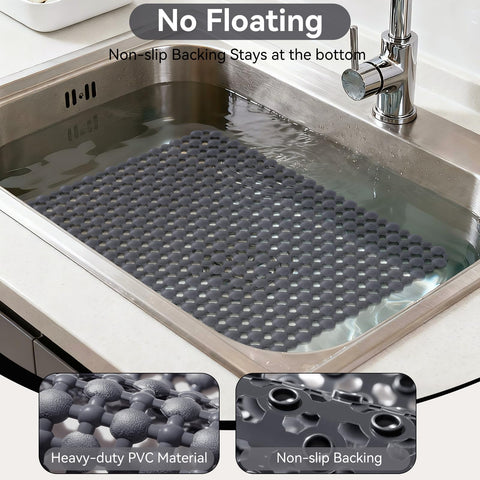 QiCaiJia PVC mat is non-toxic and odor-free, safe around family kitchens.