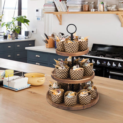 QIELSER Farmhouse decor presentation for weddings, tea parties, and gatherings.