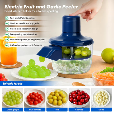 Qiknuny garlic peeler machine enables easy garlic skin removal for faster prep