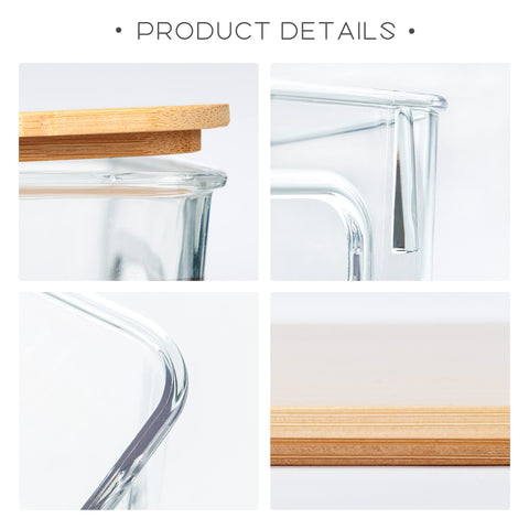 Qilinba durable plastic resists scratches for long-lasting kitchen storage.