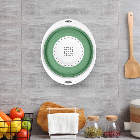 QiMH BPA-free silicone colander offers safe food contact and no odor.