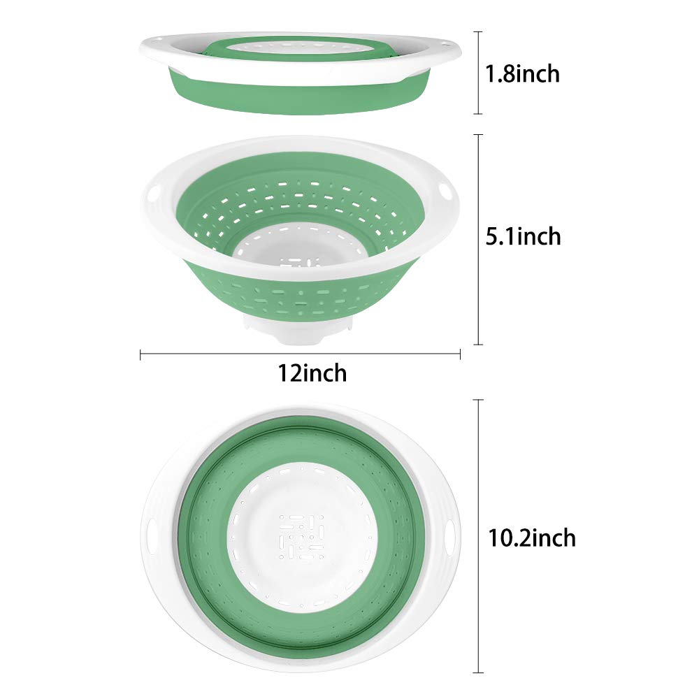 QiMH dishwasher-safe colander keeps cleanup quick and easy.