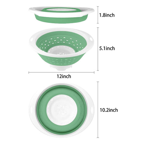 QiMH dishwasher-safe colander keeps cleanup quick and easy.