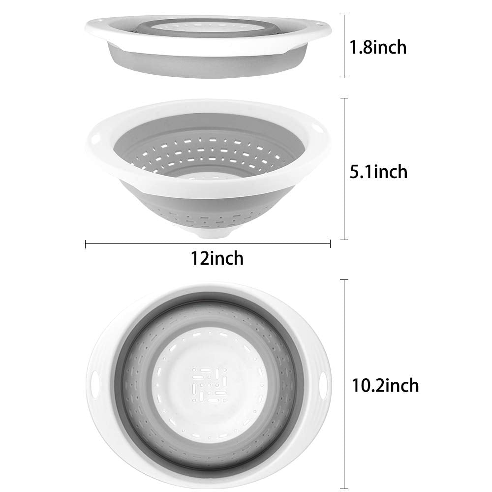 QiMH kitchen drainer over sink multi-use for over or on-counter draining.