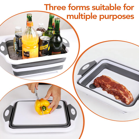 QiMH lid seal demonstrates airtight feature to keep ingredients fresh during prep.