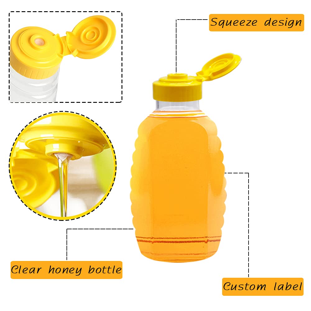 Qinsihwn transparent honey bottle design shows contents at a glance