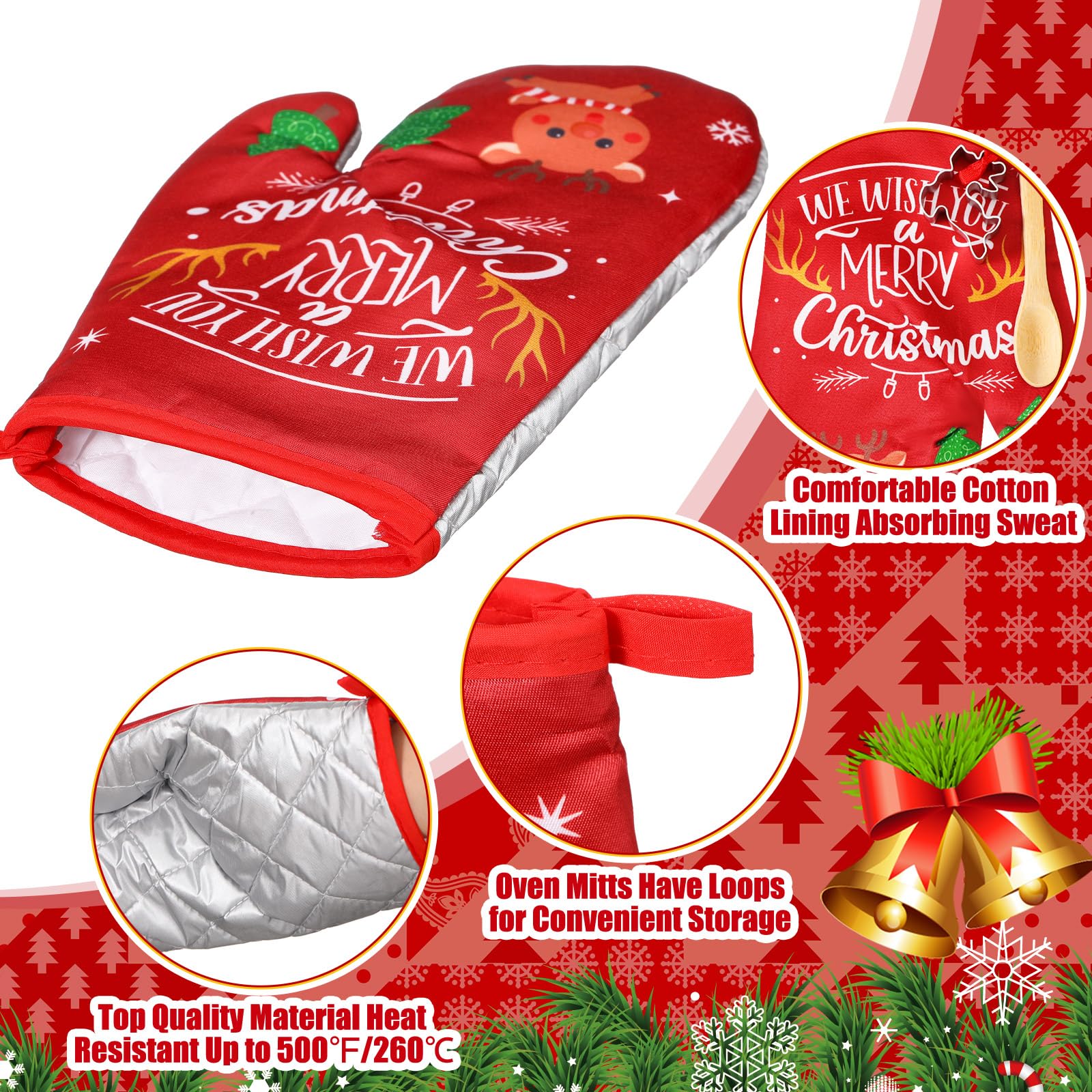 Qinyoung festive kitchen design packaging adds holiday charm.