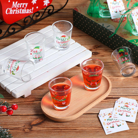Qinyoung green organza bags protect and present shot glasses stylishly