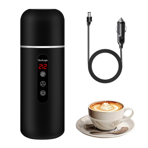 QIURUIFFA electric travel kettle for on-the-go hot water and tea or coffee