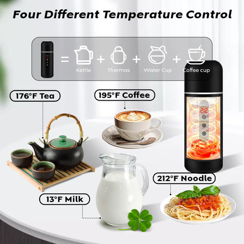 QIURUIFFA small hot water heater fits in compact car setups