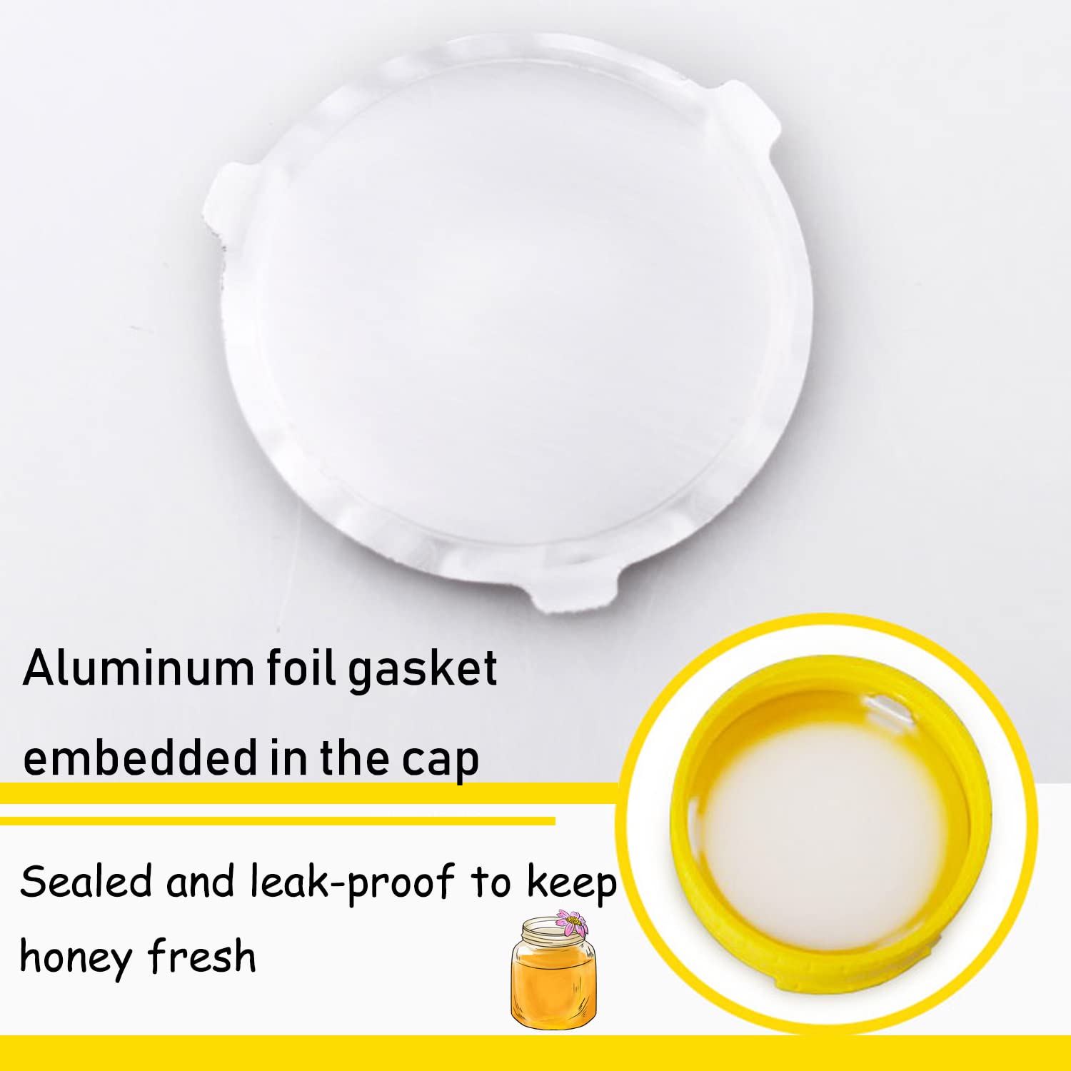 Qiuttnqn 16-pack of honey bottles organized for storage