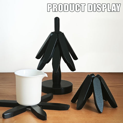 QIYLQE versatile home decor and hot-dish protector in one compact set.