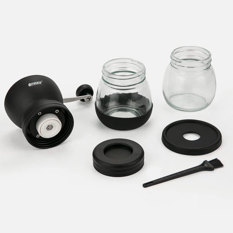 QIYUEXES includes two Mason jars for storage and serving