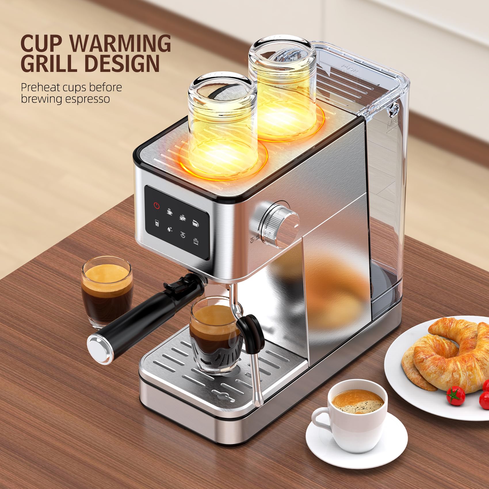 QJA countertop setup in a bright kitchen for everyday use