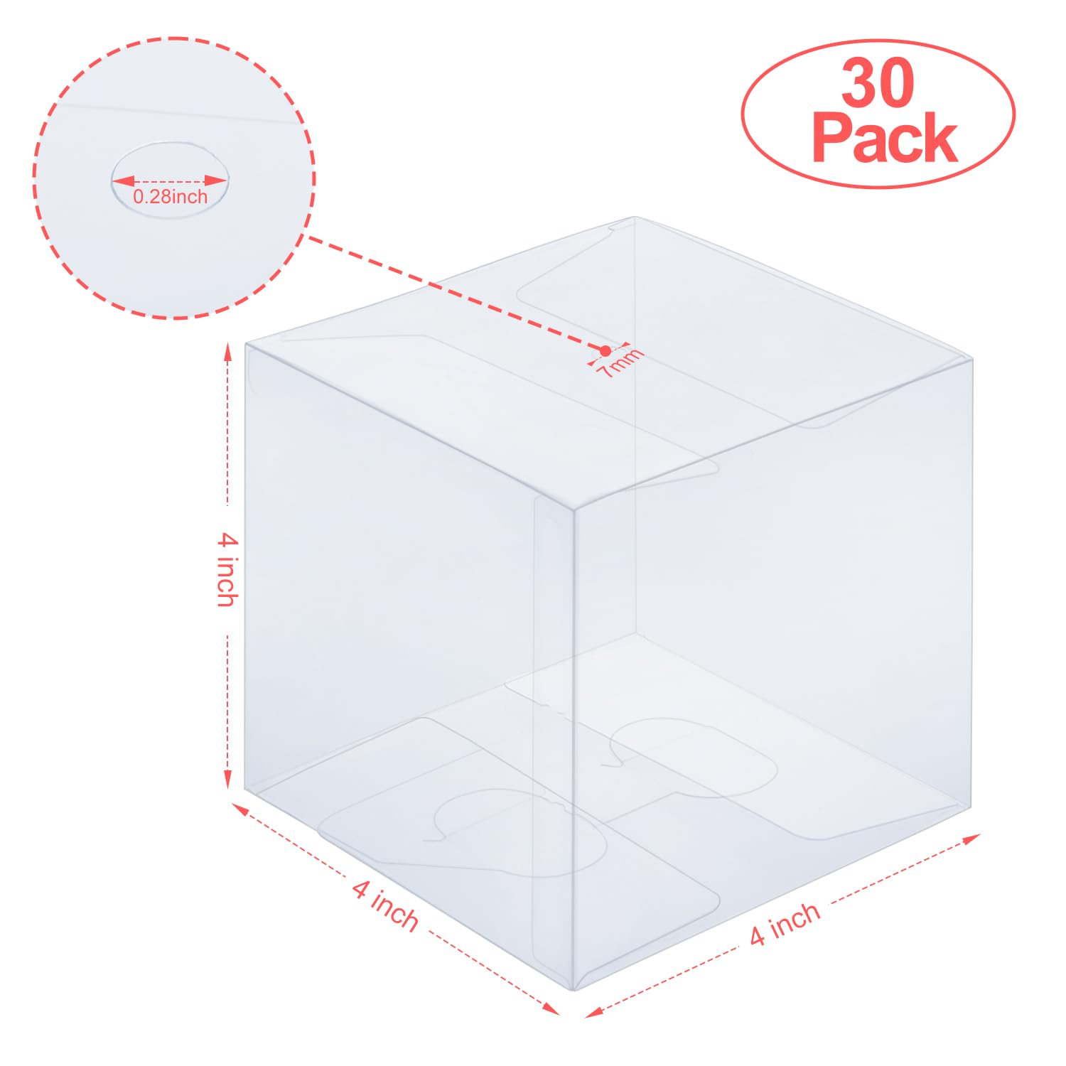 QKEL flat-assembled transparent box demonstrates quick setup for gifts.