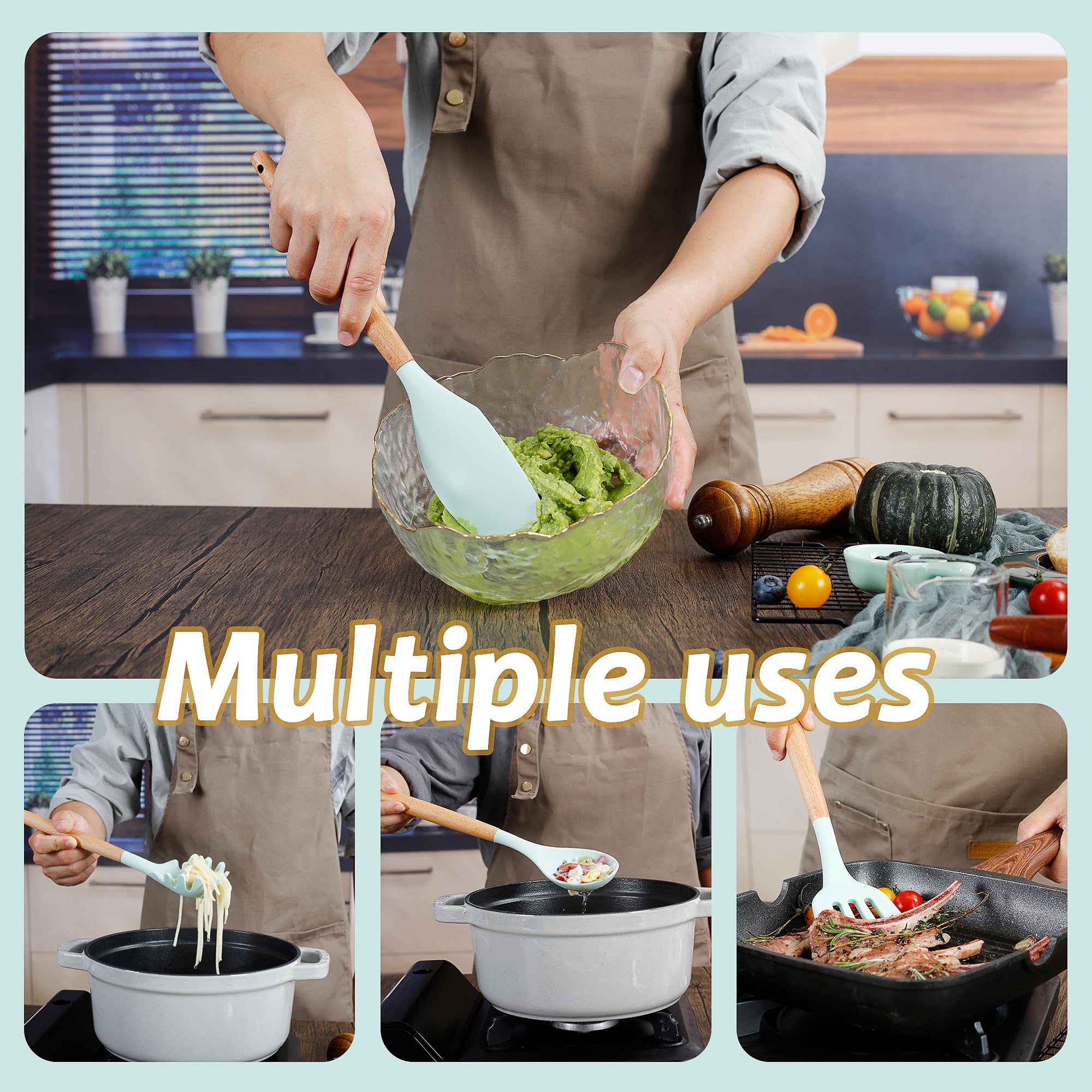 QMVESS odor-free silicone that resists staining for repeated use.