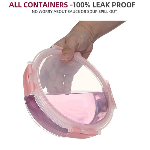 QOWOEO freezer-safe glass containers keep leftovers fresh