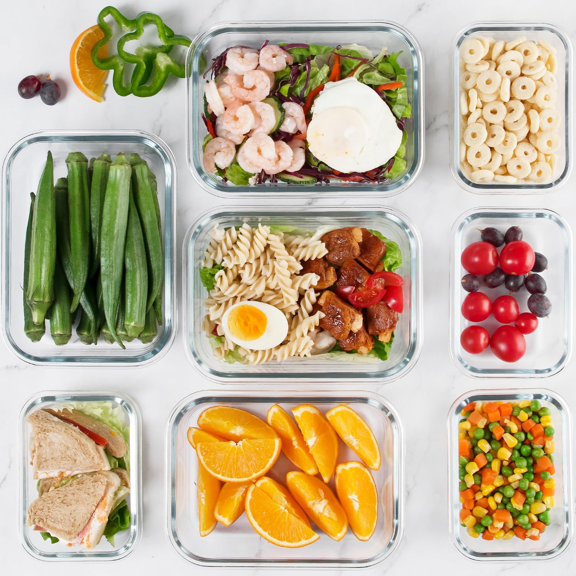 QOWOEO glass containers include one-year warranty for peace of mind
